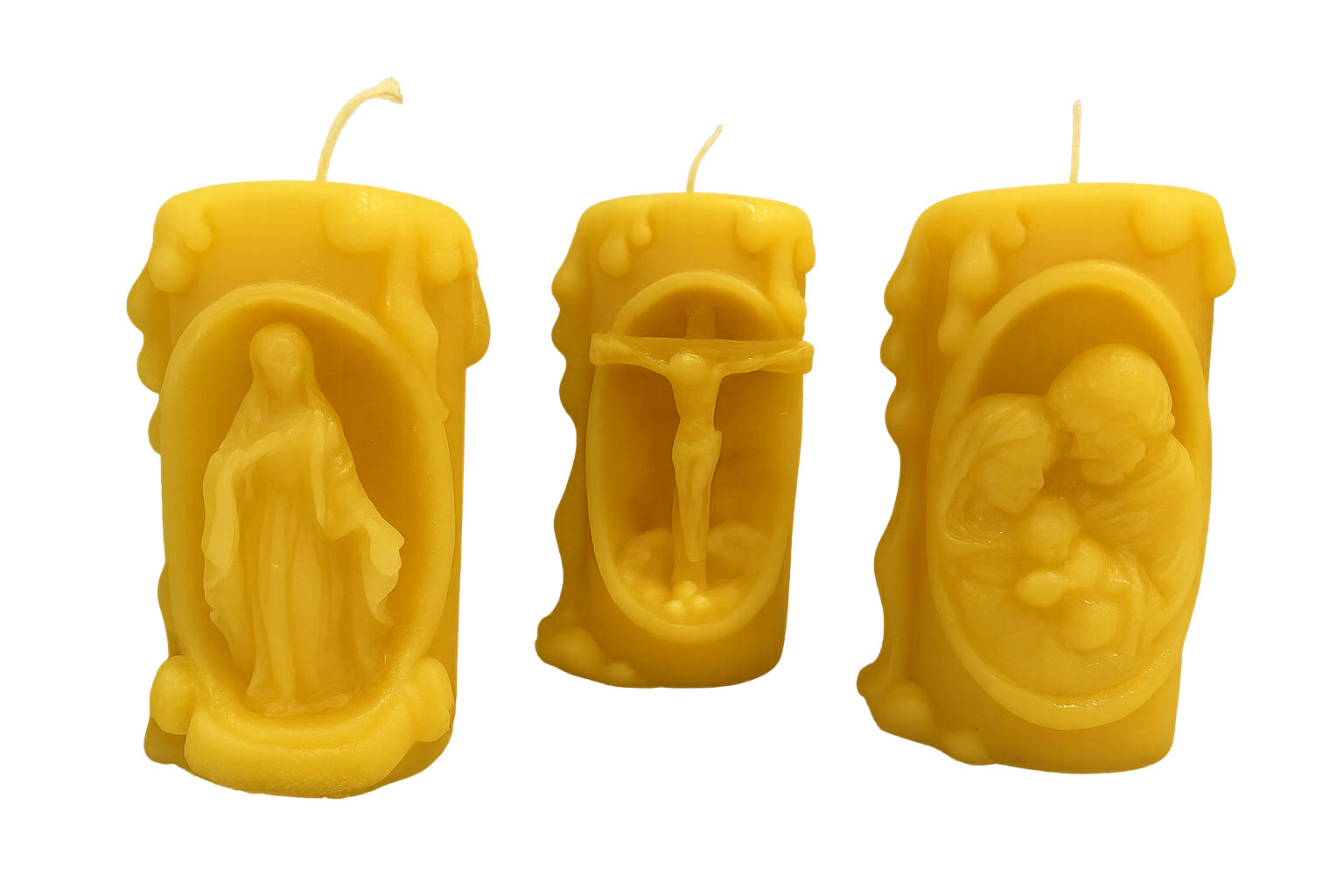 Set of Three Candles